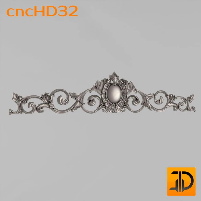 horizontal decor 3D Model .c4d .max .obj .3ds .fbx .stl .blend