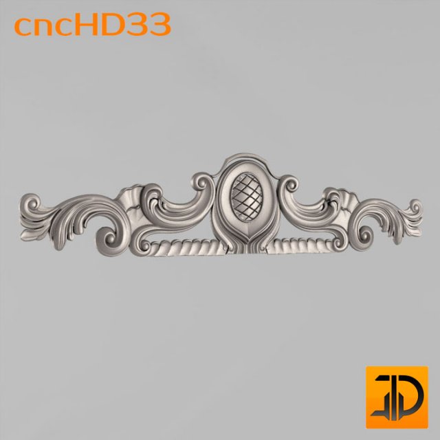 horizontal decor 3D Model .c4d .max .obj .3ds .fbx .stl .blend 