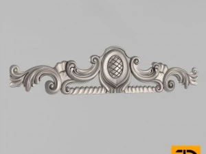 горизонтальный декор 3D Модель