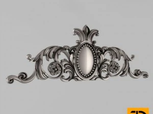 горизонтальный декор 3D Модель