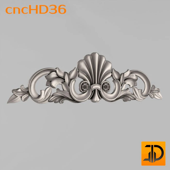 horizontal decor 3D Model .c4d .max .obj .3ds .fbx .stl .blend