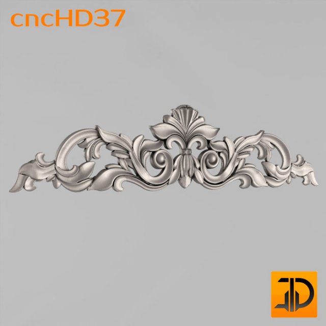 horizontal decor Model 3D .c4d .max .obj .3ds .fbx .stl .blend 