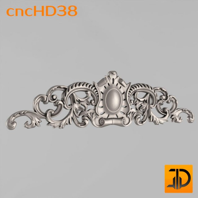 horizontal decor 3D Model .c4d .max .obj .3ds .fbx .stl .blend 