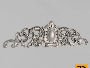 горизонтальный декор 3D Модель