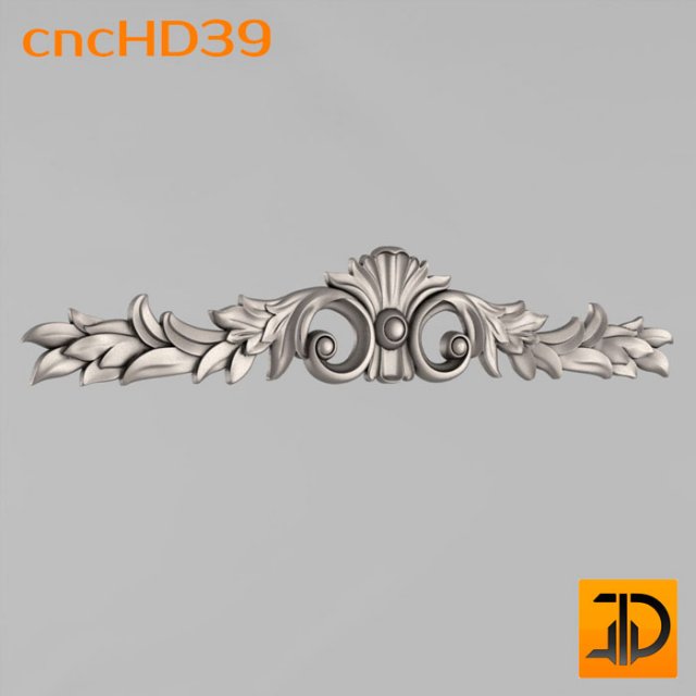 horizontal decor 3D Model .c4d .max .obj .3ds .fbx .stl .blend 