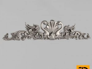 горизонтальный декор 3D Модель