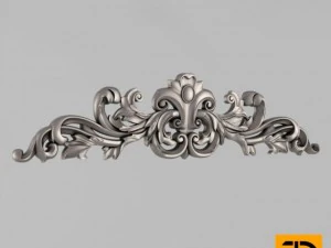 горизонтальный декор 3D Модель