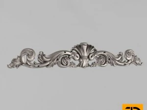 горизонтальный декор 3D Модель