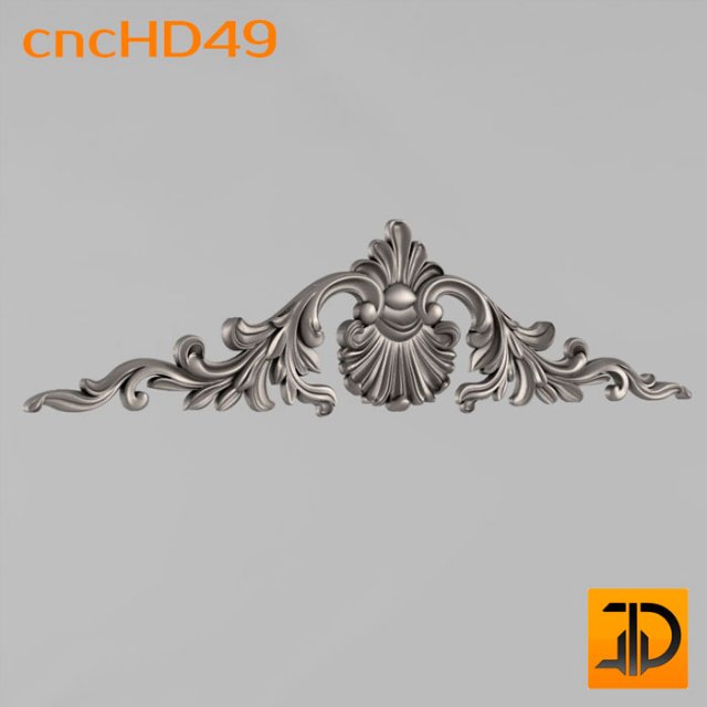horizontal decor 3D Model .c4d .max .obj .3ds .fbx .stl .blend 