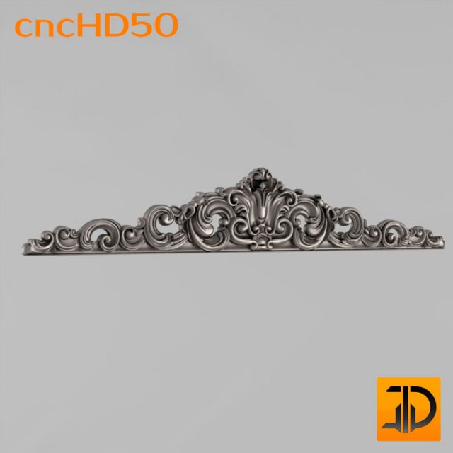 horizontal decor 3D Модель .c4d .max .obj .3ds .fbx .stl .blend 