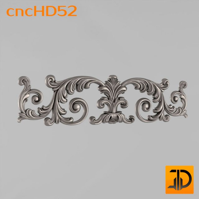 horizontal decor 3D Model .c4d .max .obj .3ds .fbx .stl .blend 