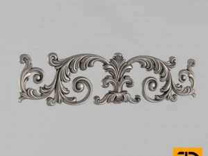 горизонтальный декор 3D Модель