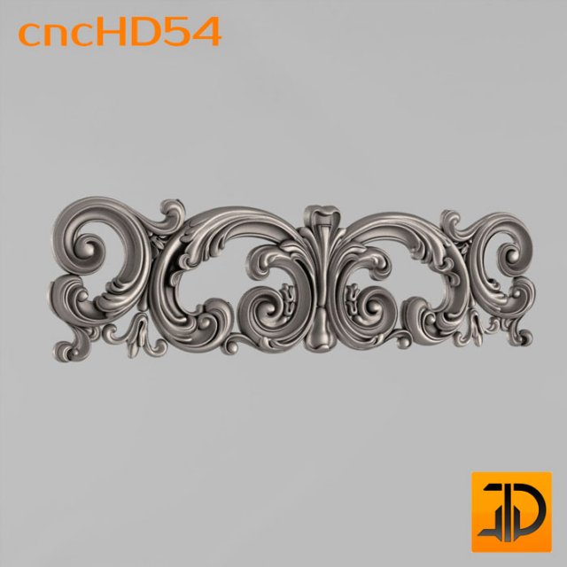 horizontal decor 3D Model .c4d .max .obj .3ds .fbx .stl .blend 