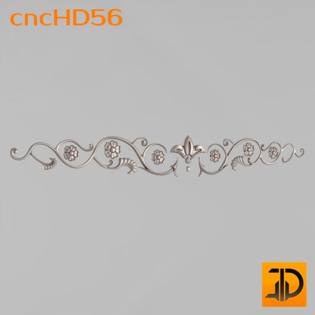 horizontal decor Modelo 3D .c4d .max .obj .3ds .fbx .stl .blend 