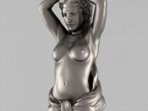 greek caryatid women 3D Model