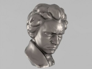 a bust of beethoven Modèle 3D