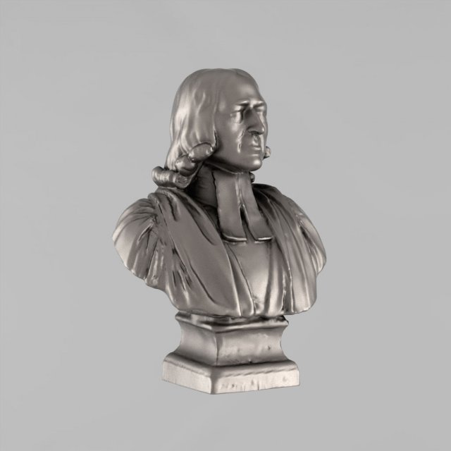 a bust of john wesley Modello 3D .c4d .max .obj .3ds .fbx .stl .blend 