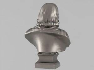 a bust of john wesley 3D Model