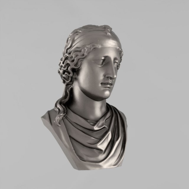 a bust of aphrodite Model 3D .c4d .max .obj .3ds .fbx .stl .blend 