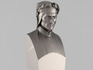 a bust of dante 3D Model