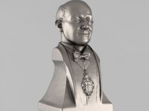 a bust of mayor 3D Model