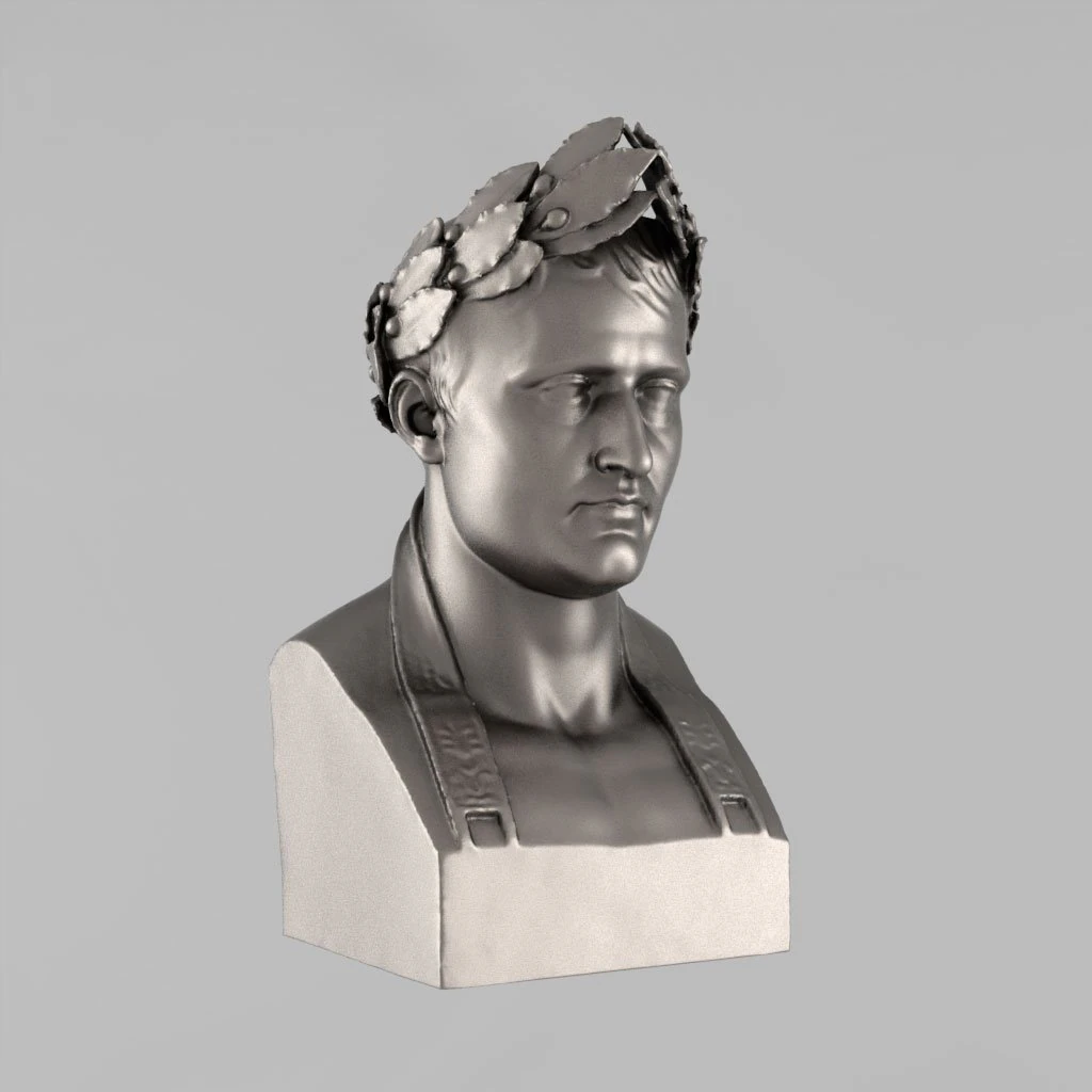 a bust of napoleon 3D Model .c4d .max .obj .3ds .fbx .stl .blend 