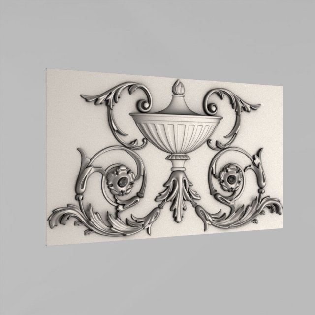 decorative panel 3D मॉडल .c4d .max .obj .3ds .fbx .stl .blend 