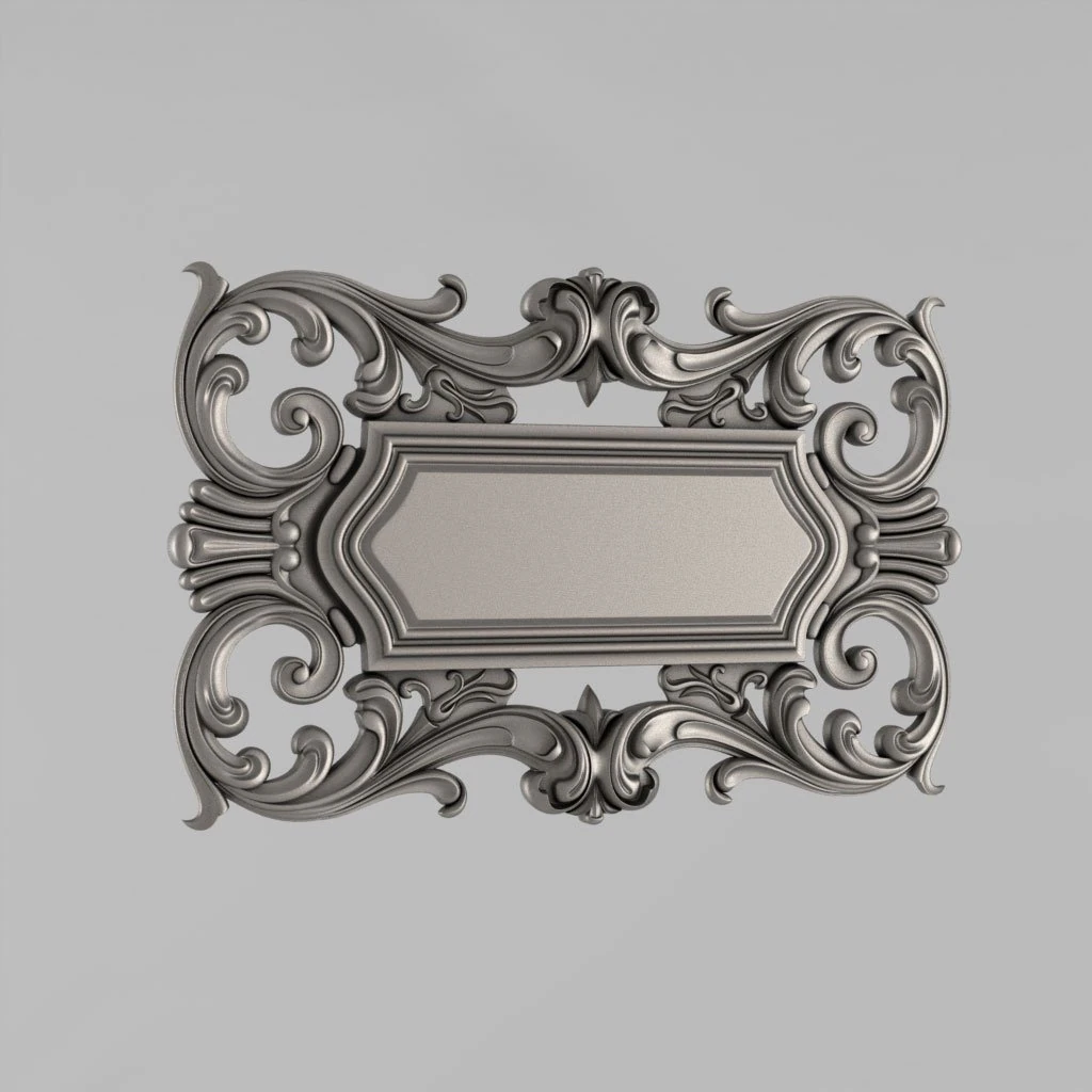 decorative panel 3D Model .c4d .max .obj .3ds .fbx .stl .blend 