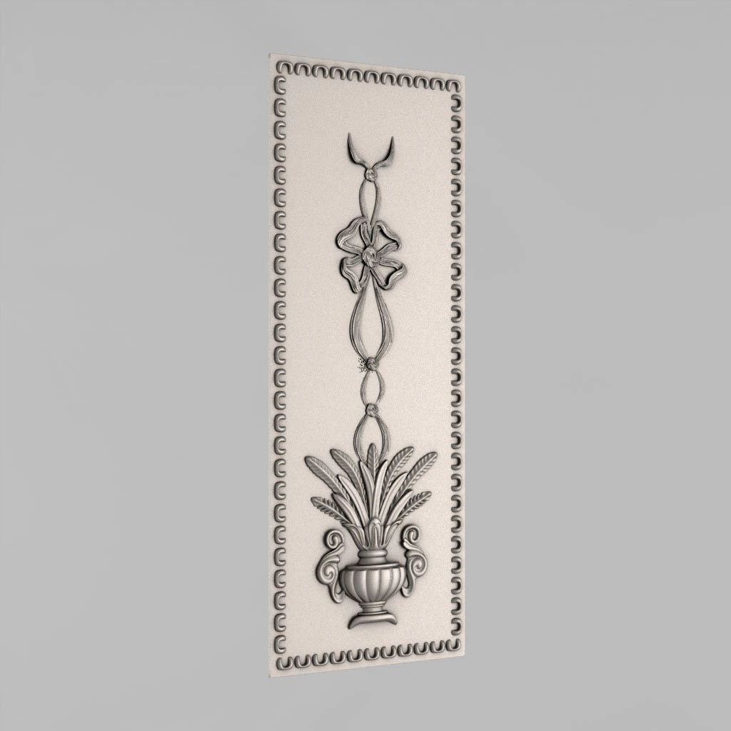 decorative panel 3D Model .c4d .max .obj .3ds .fbx .stl .blend 
