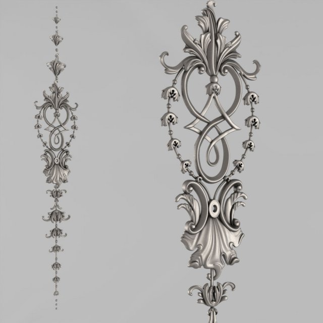 decorative panel Modèle 3D .c4d .max .obj .3ds .fbx .stl .blend 