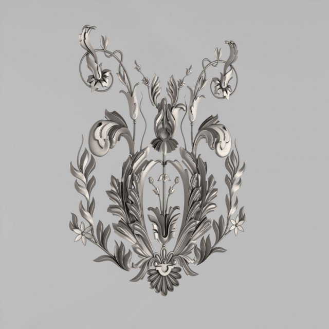 decorative panel 3D-Modell .c4d .max .obj .3ds .fbx .stl .blend 