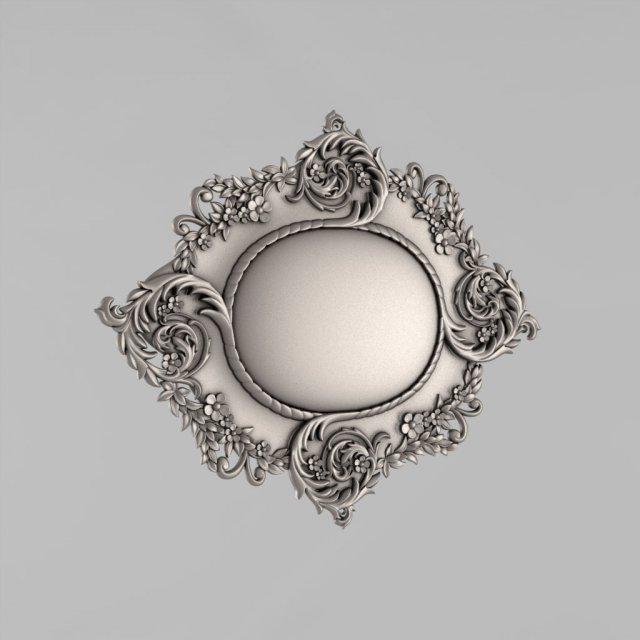 decorative panel 3D Model .c4d .max .obj .3ds .fbx .stl .blend 