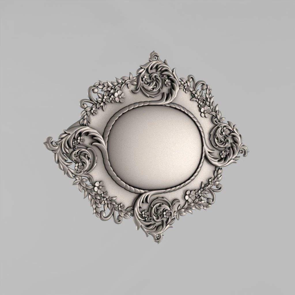 decorative panel 3D Model .c4d .max .obj .3ds .fbx .stl .blend 