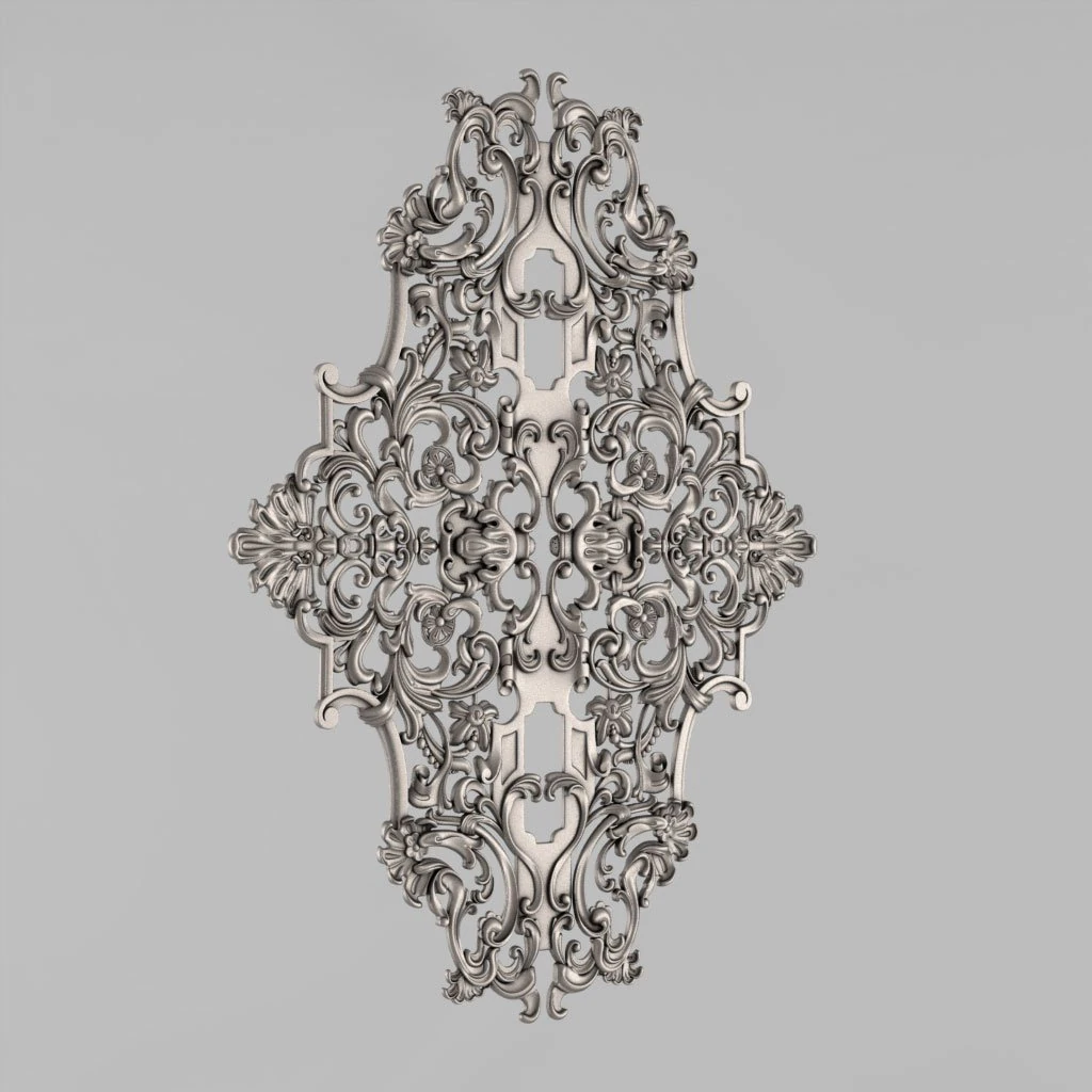 decorative panel 3D Model .c4d .max .obj .3ds .fbx .stl .blend 