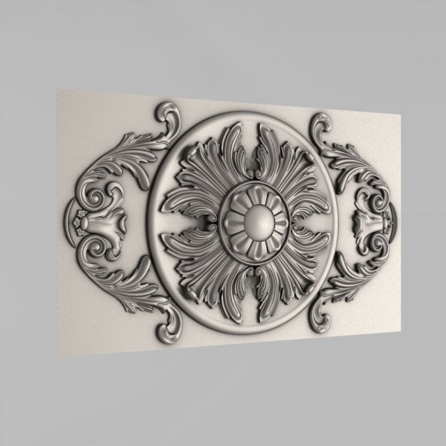 decorative panel 3D मॉडल .c4d .max .obj .3ds .fbx .stl .blend 