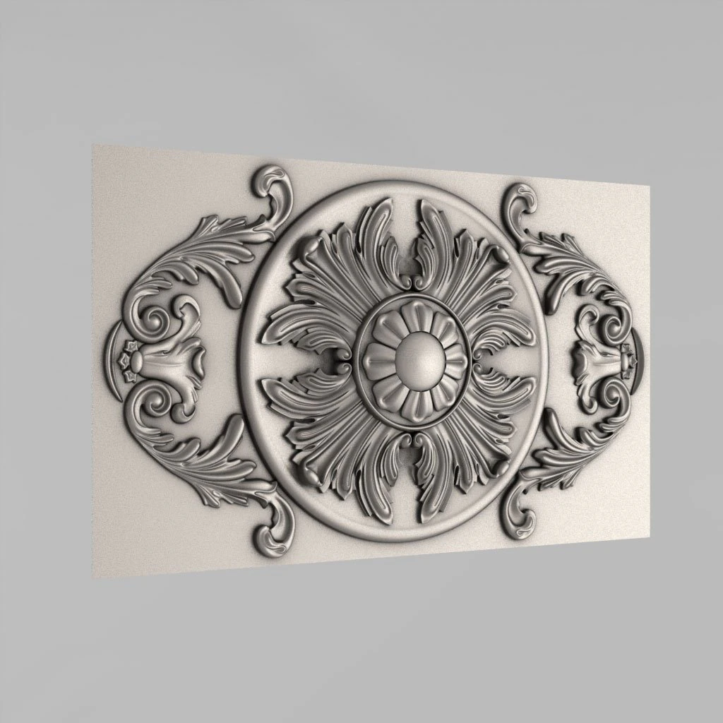 decorative panel 3D Model .c4d .max .obj .3ds .fbx .stl .blend 