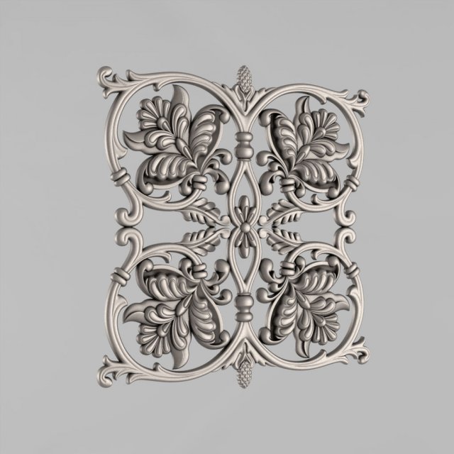 decorative panel Modelo 3D .c4d .max .obj .3ds .fbx .stl .blend 