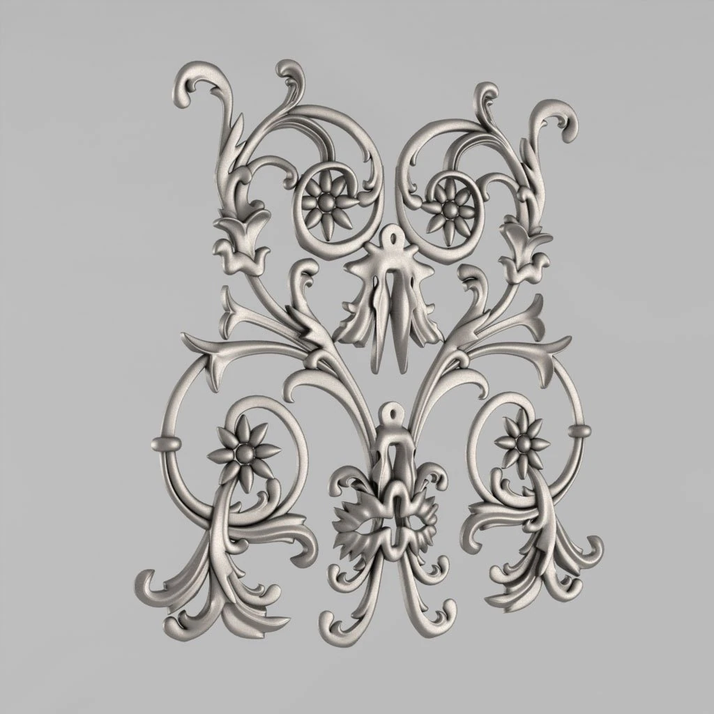 decorative panel 3D Model .c4d .max .obj .3ds .fbx .stl .blend 