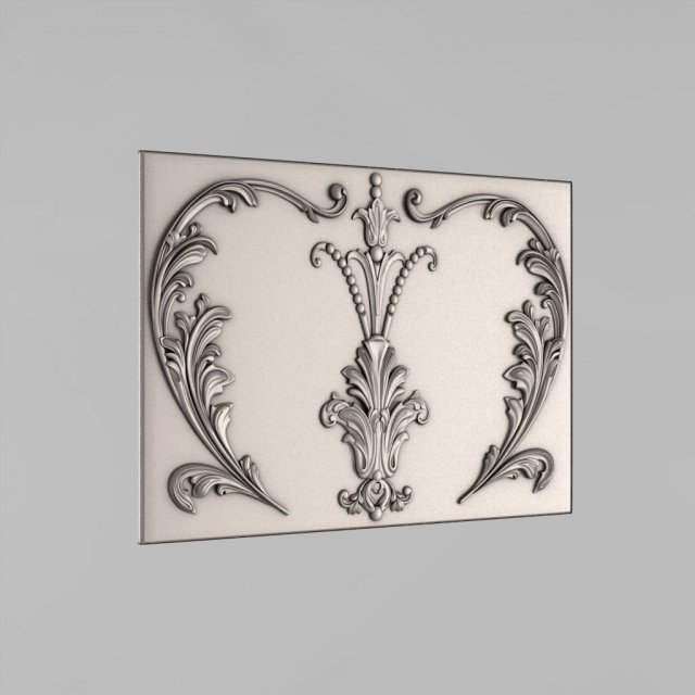 decorative panel 3Dモデル .c4d .max .obj .3ds .fbx .stl .blend 