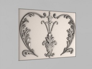 decorative panel 3D-Modell