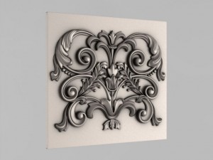 decorative panel 3D-Modell