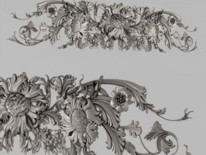 decorative panel 3D-Modell