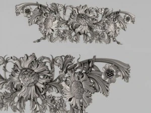 dekoratif panel 3D Model