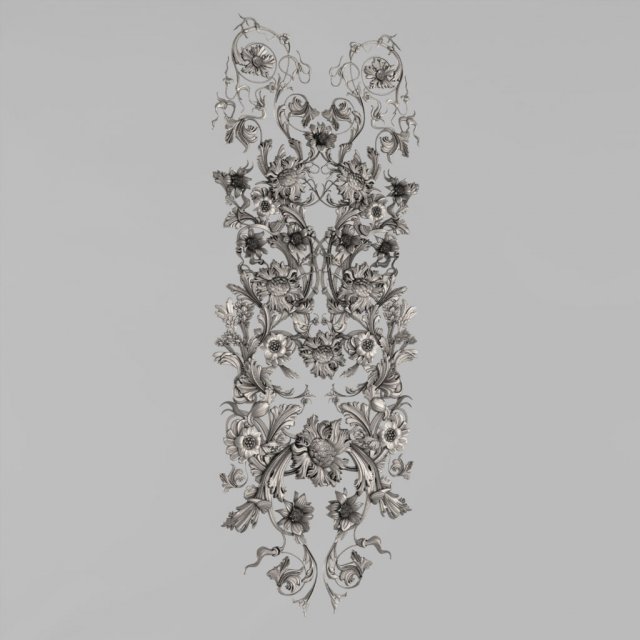 decorative panel Modello 3D .c4d .max .obj .3ds .fbx .stl .blend 