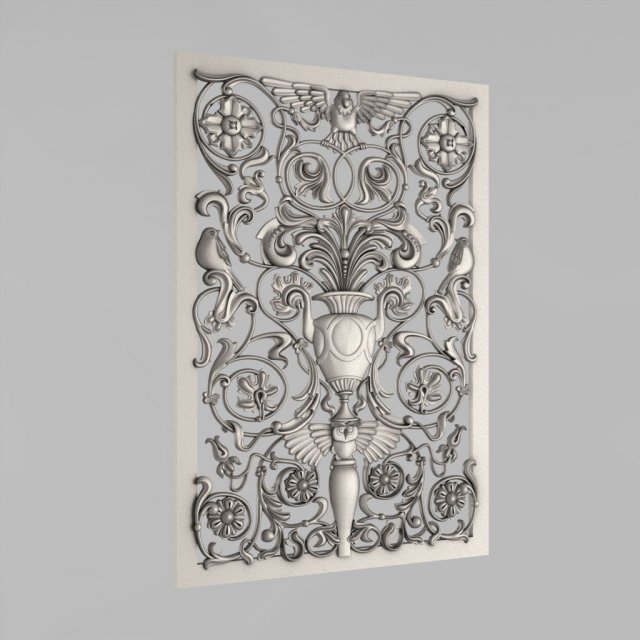 decorative panel 3D मॉडल .c4d .max .obj .3ds .fbx .stl .blend 
