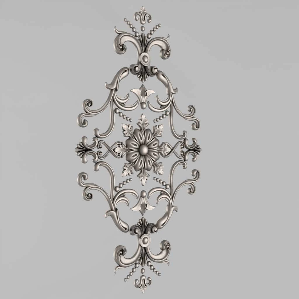decorative panel 3D Model .c4d .max .obj .3ds .fbx .stl .blend 
