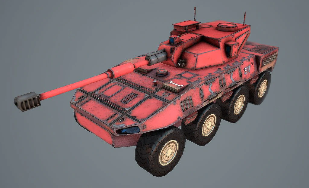 future btr 3D Model .c4d .max .obj .3ds .fbx .stl .blend 