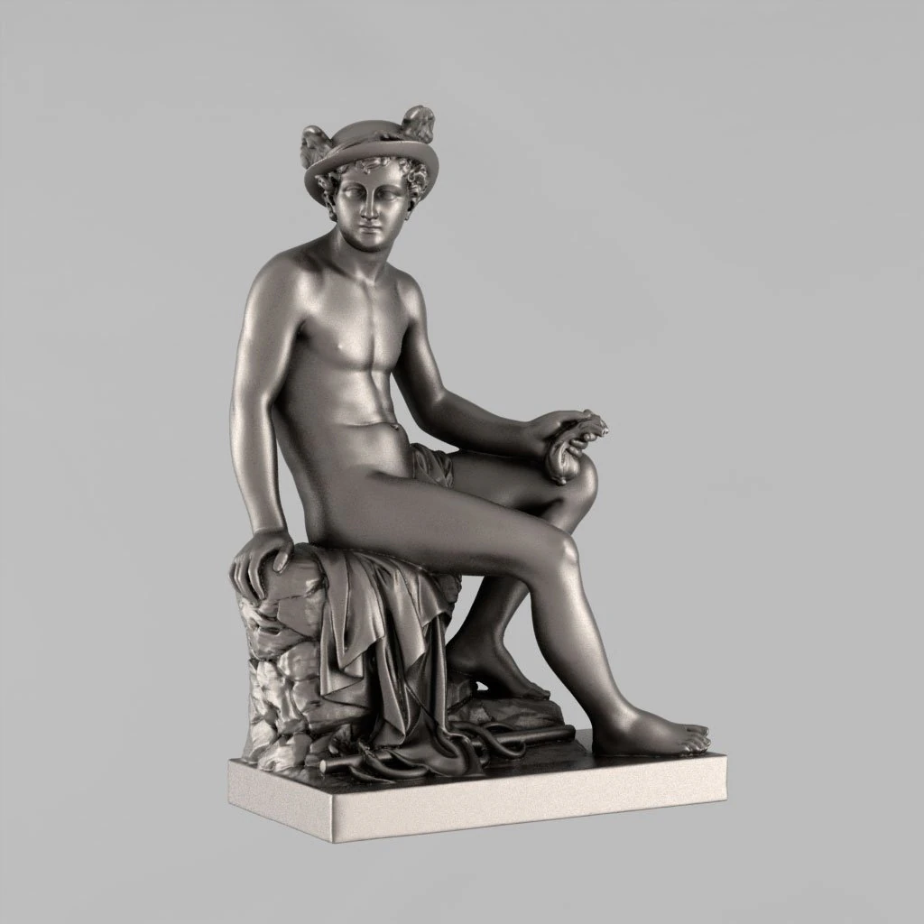 sculpture mercury 3D Model .c4d .max .obj .3ds .fbx .stl .blend 