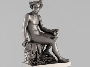sculpture mercury 3D Model