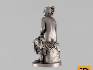 sculpture nymph Modelo 3D